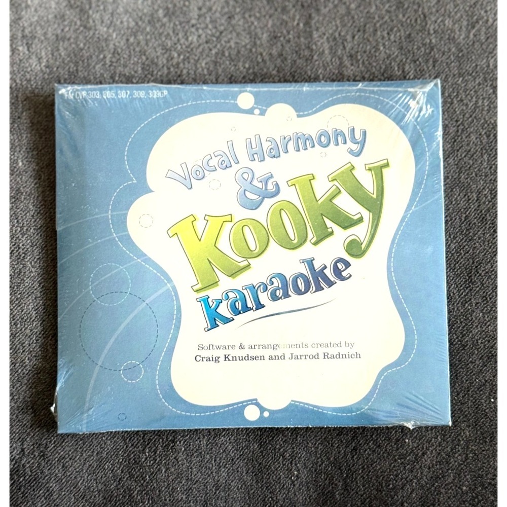 NOS RARE Vocal Harmony & Kooky Karaoke Yamaha Clavinova Disk Sealed CVP303 309
